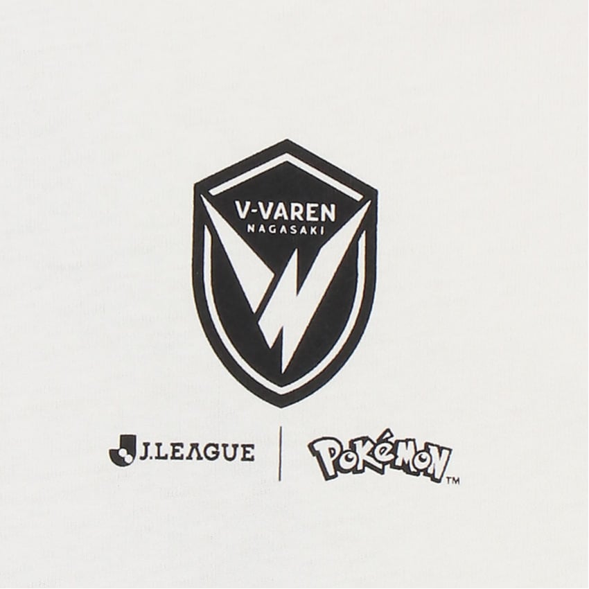 Pikachu T-Shirt White V-Varen Nagasaki x Pokemon J.League | J.League Online Store