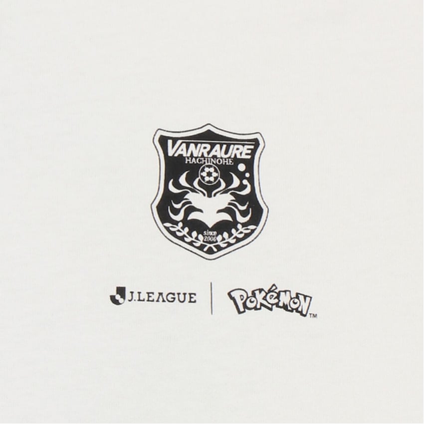 Pikachu T-Shirt White Vanraure Hachinohe x Pokemon J.League | J.League Online Store