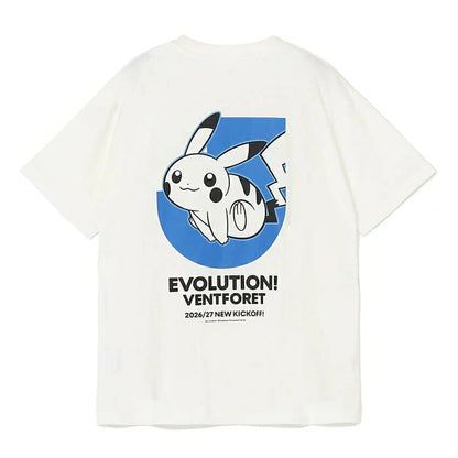 Pikachu T-Shirt White Ventforet Kofu x Pokemon J.League | J.League Online Store
