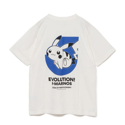 Pikachu T-Shirt White Yokohama F. Marinos x Pokemon J.League | J.League Online Store