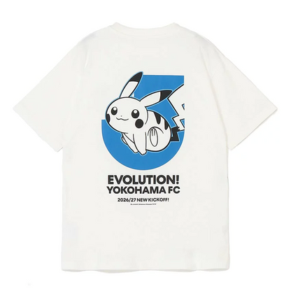 Pikachu T-Shirt White Yokohama FC x Pokemon J.League | J.League Online Store
