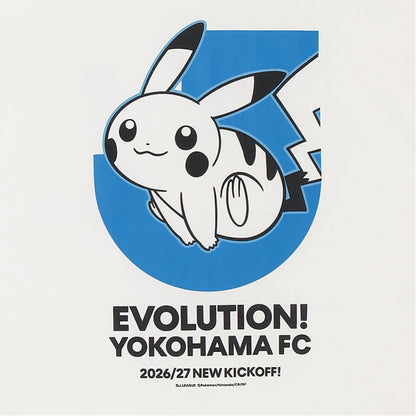 Pikachu T-Shirt White Yokohama FC x Pokemon J.League | J.League Online Store