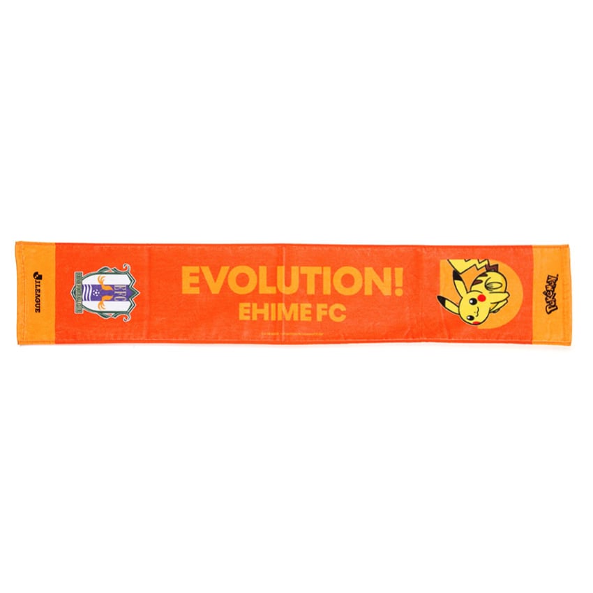 Pikachu Towel Scarf Ehime FC x Pokemon J.League | J.League Online Store