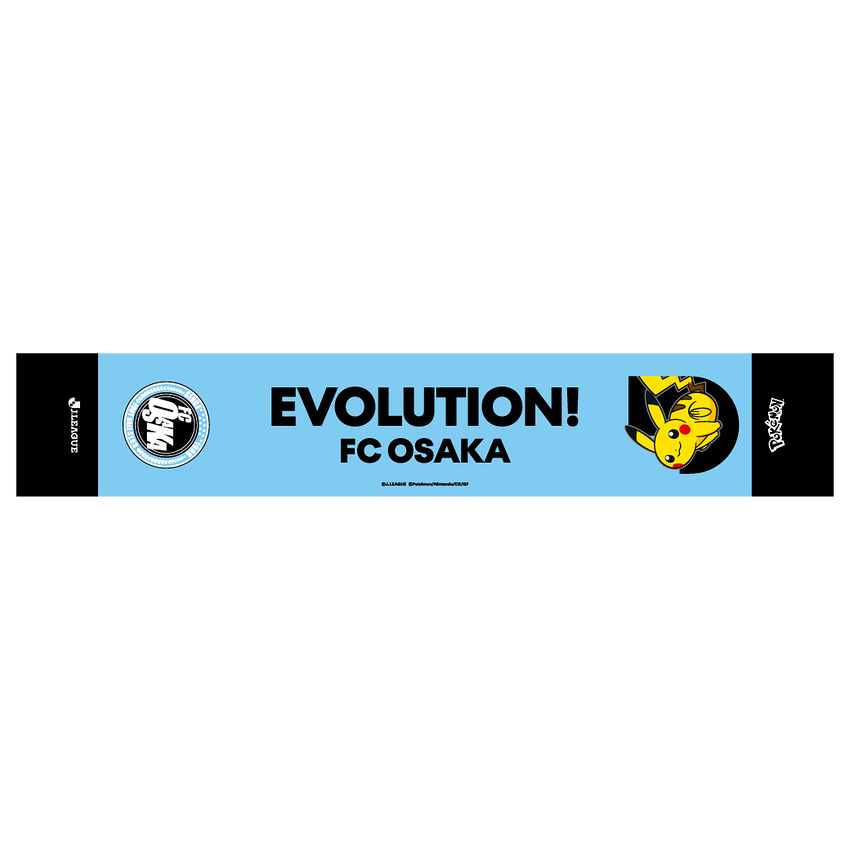Pikachu Towel Scarf FC Osaka x Pokemon J.League | J.League Online Store