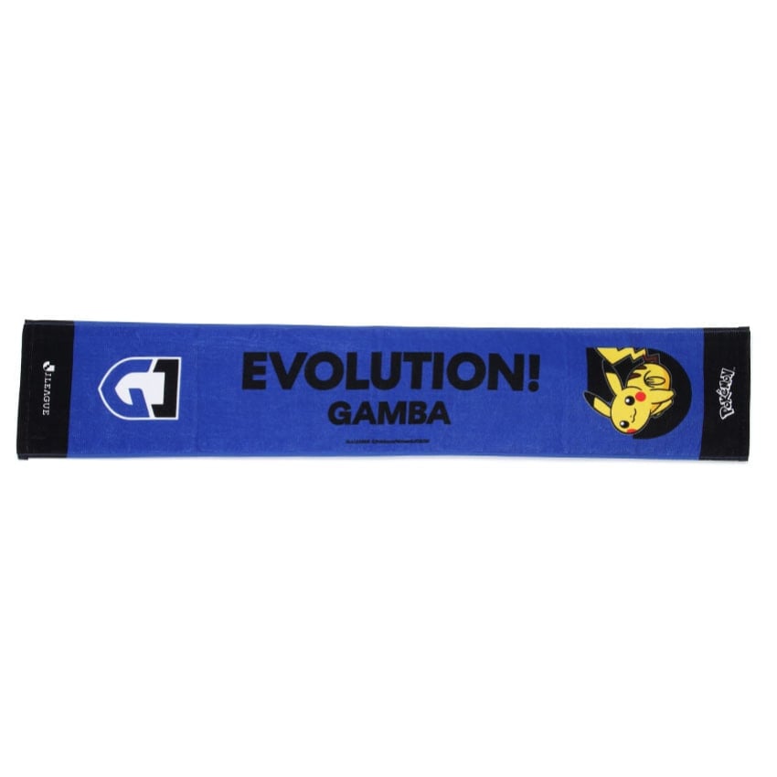 Pikachu Towel Scarf Gamba Osaka x Pokemon J.League | J.League Online Store