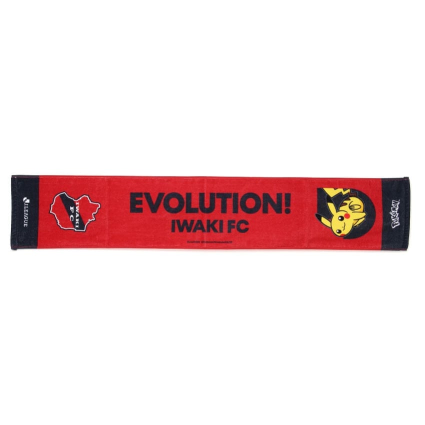 Pikachu Towel Scarf Iwaki FC x Pokemon J.League | J.League Online Store