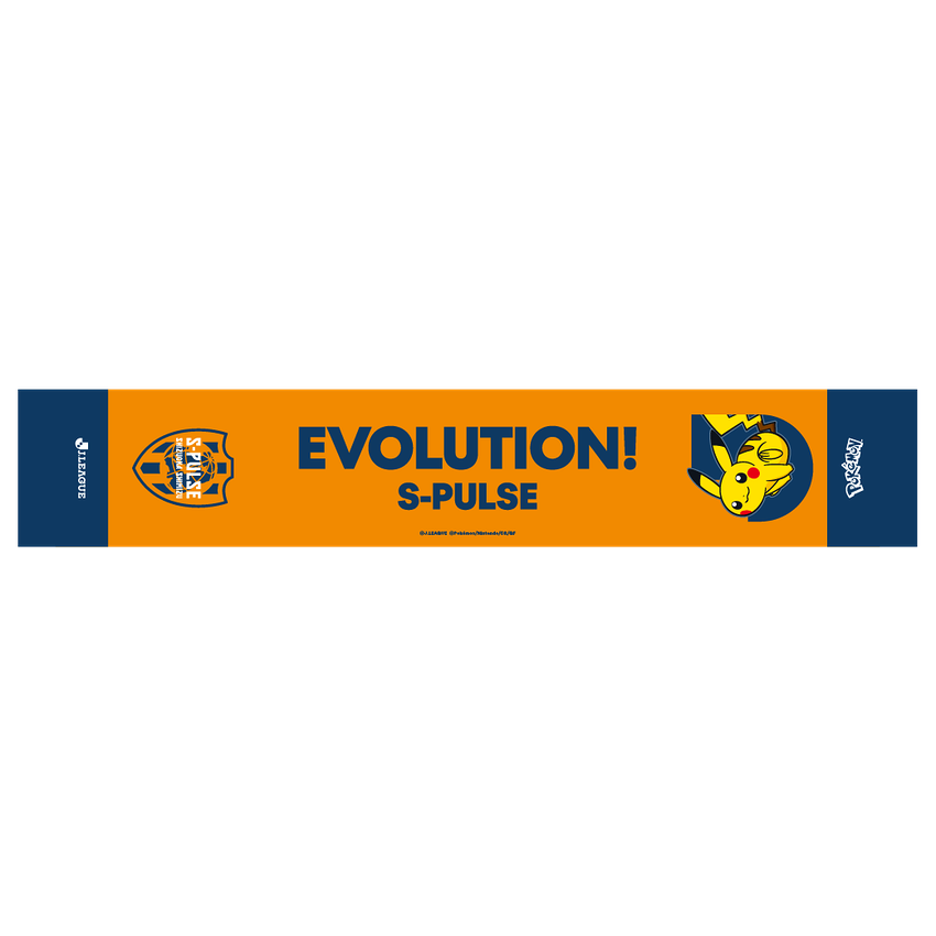 Pikachu Towel Scarf Shimizu S-Pulse x Pokemon J.League | J.League Online Store