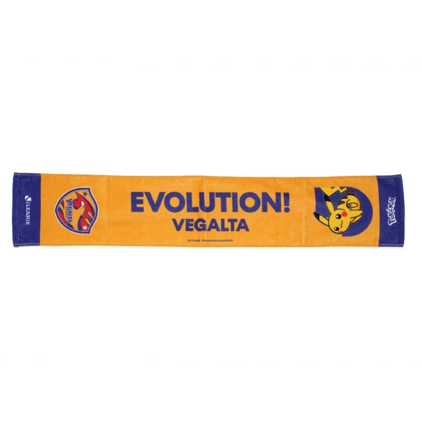 Pikachu Towel Scarf Vegalta Sendai x Pokemon J.League | J.League Online Store