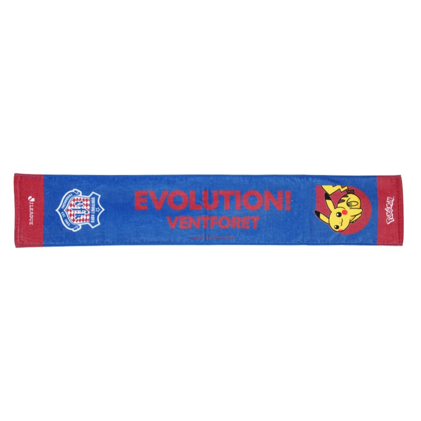Pikachu Towel Scarf Ventforet Kofu x Pokemon J.League | J.League Online Store