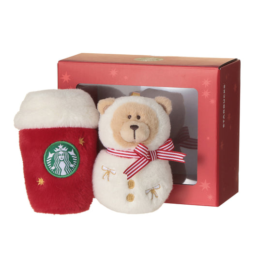 Plush Ornament Set Gift Box Holiday 2026 | Starbucks Japan