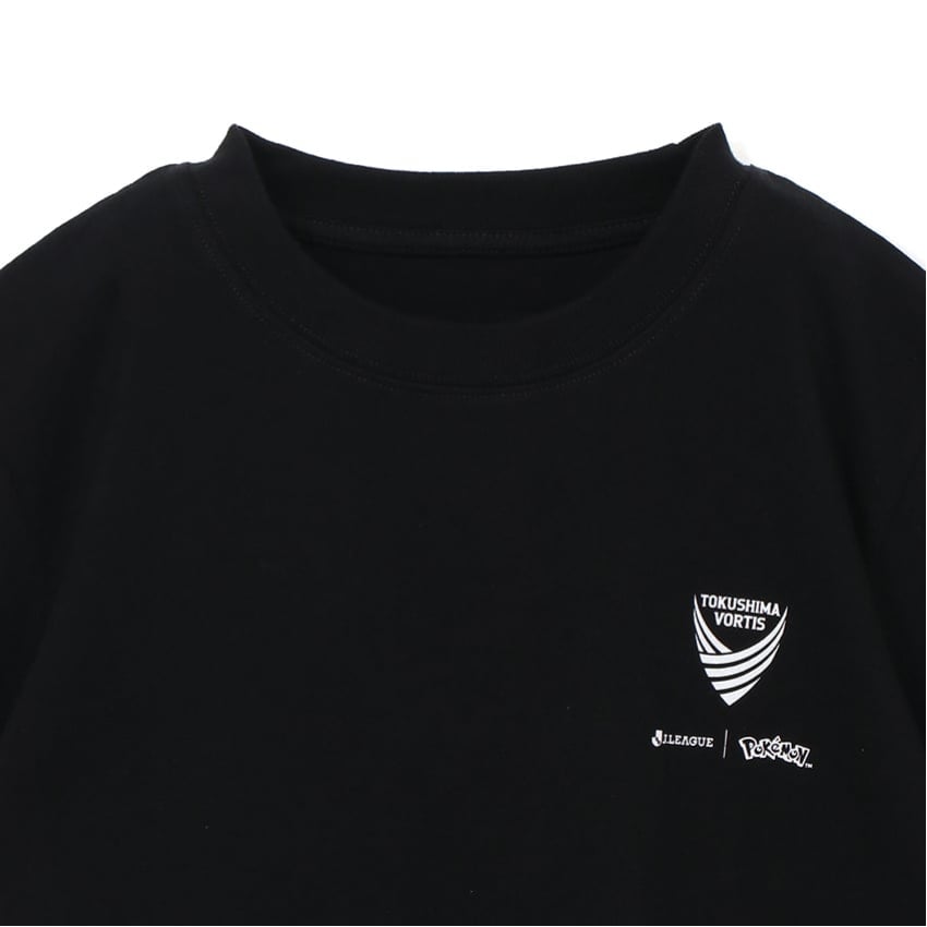 Poliwrath T-Shirt Black Kids Tokushima Vortis x Pokemon J.League | J.League Online Store