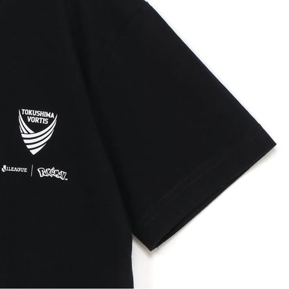 Poliwrath T-Shirt Black Kids Tokushima Vortis x Pokemon J.League | J.League Online Store