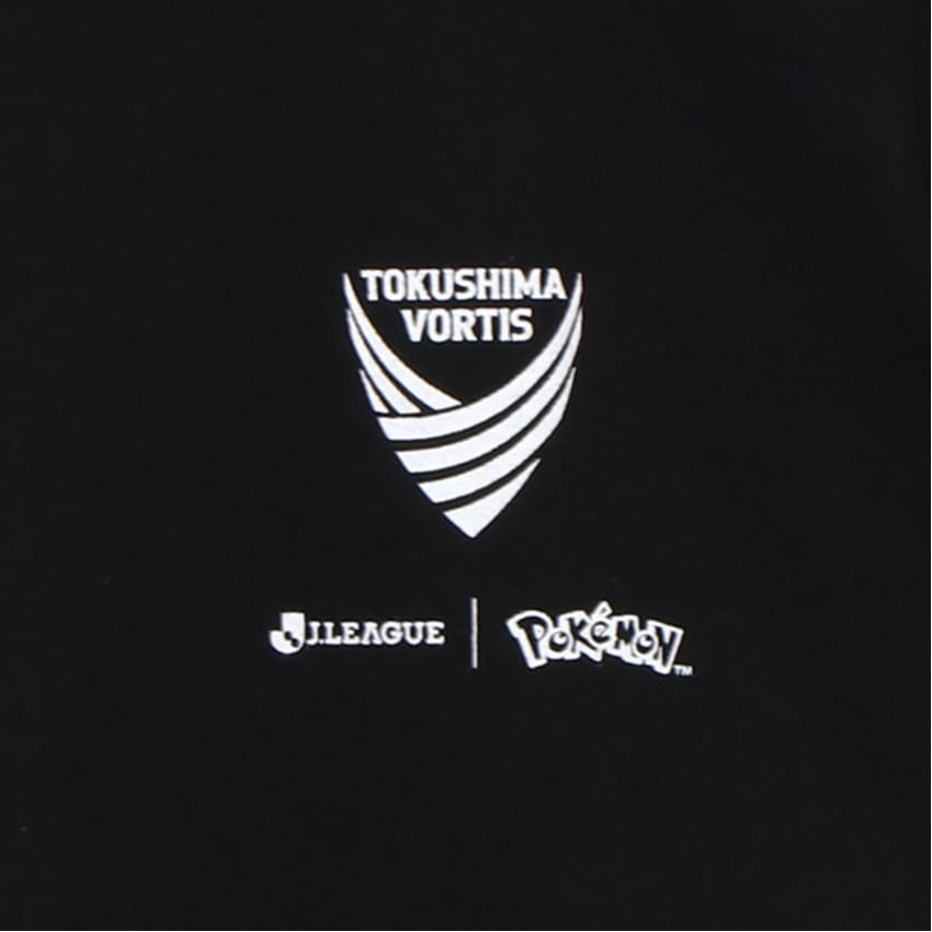 Poliwrath T-Shirt Black Kids Tokushima Vortis x Pokemon J.League | J.League Online Store