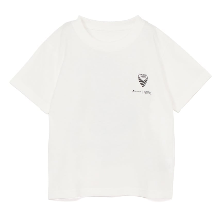 Poliwrath T-Shirt White Kids Tokushima Vortis x Pokemon J.League | J.League Online Store