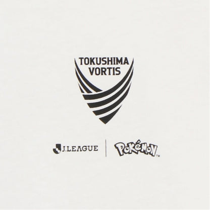 Poliwrath T-Shirt White Kids Tokushima Vortis x Pokemon J.League | J.League Online Store