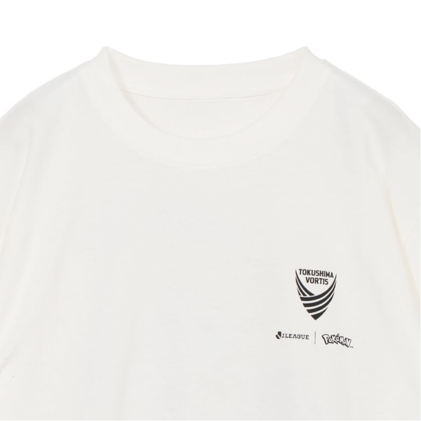 Poliwrath T-Shirt White Tokushima Vortis x Pokemon J.League | J.League Online Store