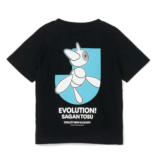 Porygon-Z T-Shirt Black Kids Sagan Tosu x Pokemon J.League | J.League Online Store