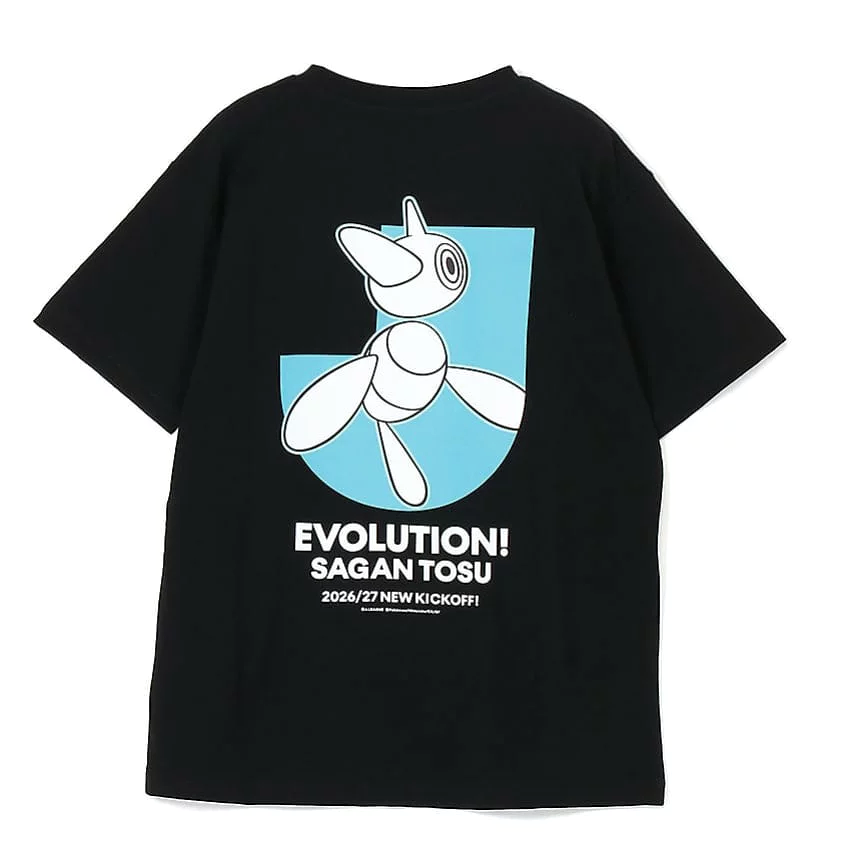 Porygon-Z T-Shirt Black Sagan Tosu x Pokemon J.League | J.League Online Store