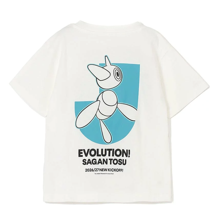Porygon-Z T-Shirt White Kids Sagan Tosu x Pokemon J.League | J.League Online Store