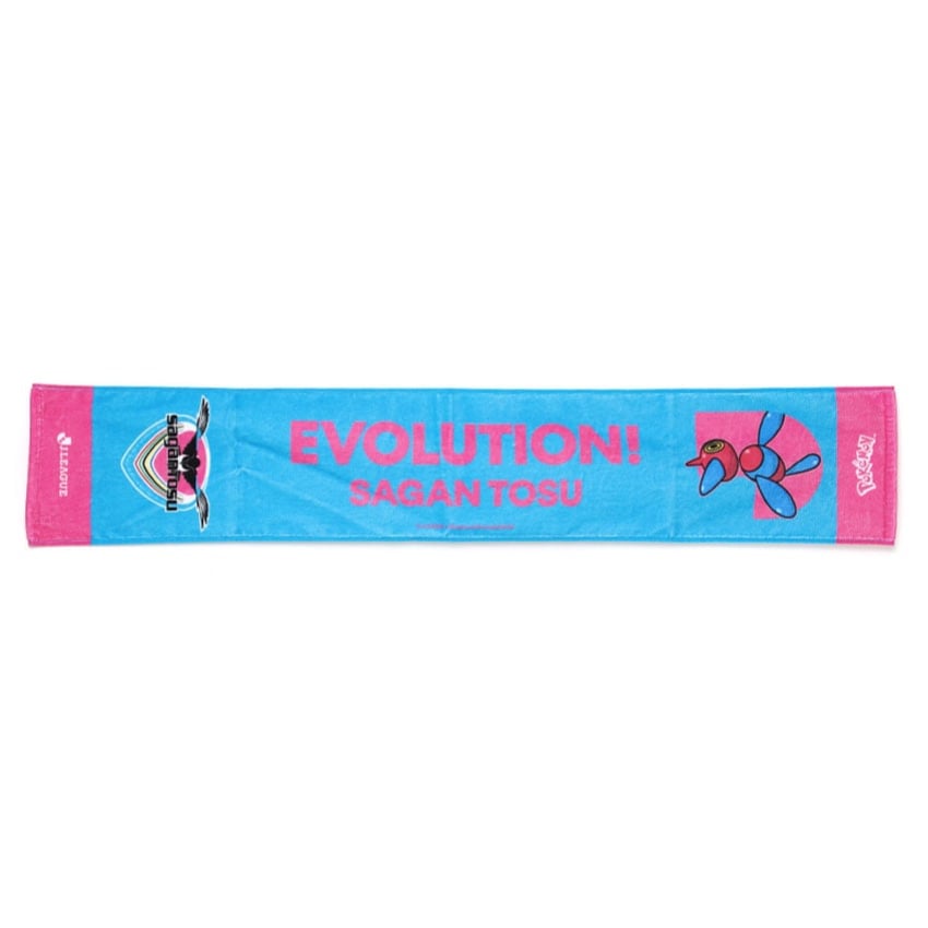 Porygon-Z Towel Scarf Sagan Tosu x Pokemon J.League | J.League Online Store