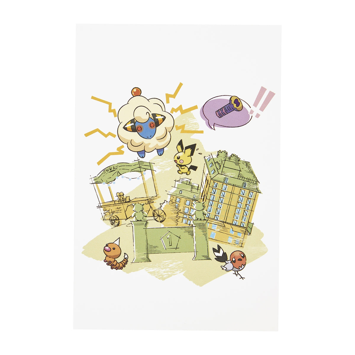 Postcard Set Lumiose Elegant Day LEGENDS Z-A | Pokemon Center Japan
