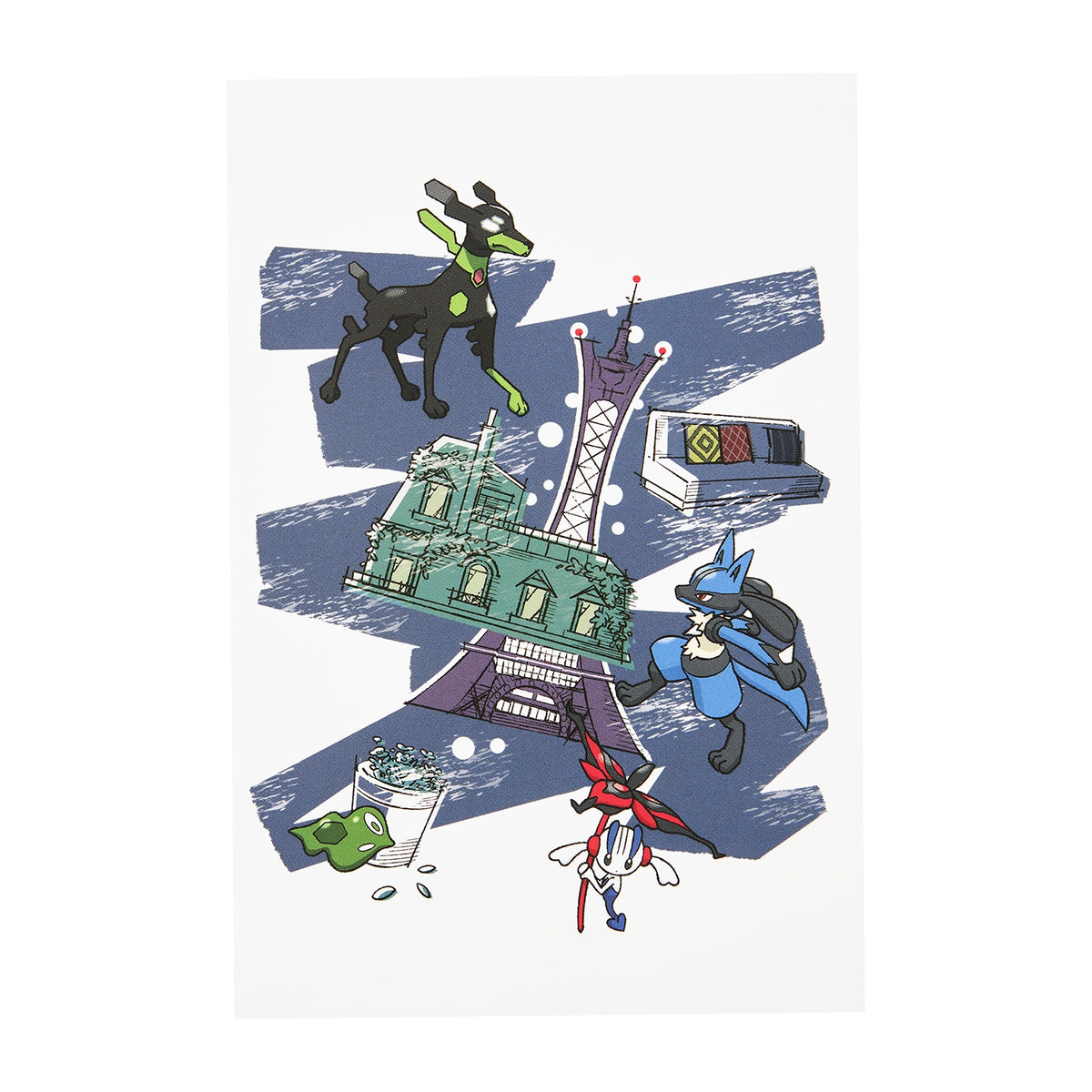 Postcard Set Lumiose Elegant Day LEGENDS Z-A | Pokemon Center Japan