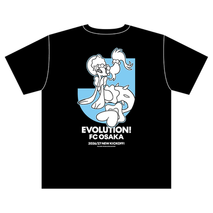 Primarina T-Shirt Black FC Osaka x Pokemon J.League | J.League Online Store
