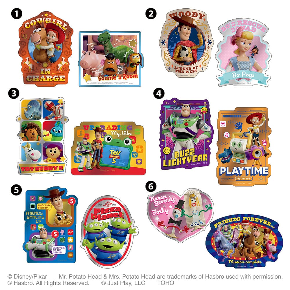 Toho Theater - Toy Story 5 - Blind Box Metalic Stickers Collection