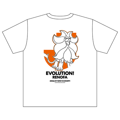 Pyroar T-Shirt White Renofa Yamaguchi FC x Pokemon J.League | J.League Online Store