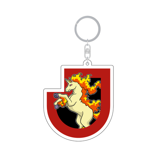 Rapidash Keychain Roasso Kumamoto x Pokemon J.League | J.League Online Store
