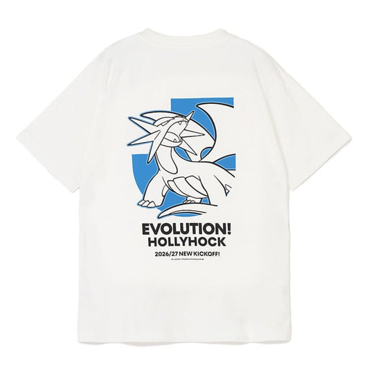 Salamence T-Shirt White Mito HollyHock x Pokemon J.League | J.League Online Store