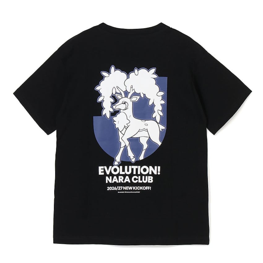 Sawsbuck T-Shirt Black Kids Nara Club x Pokemon J.League | J.League Online Store