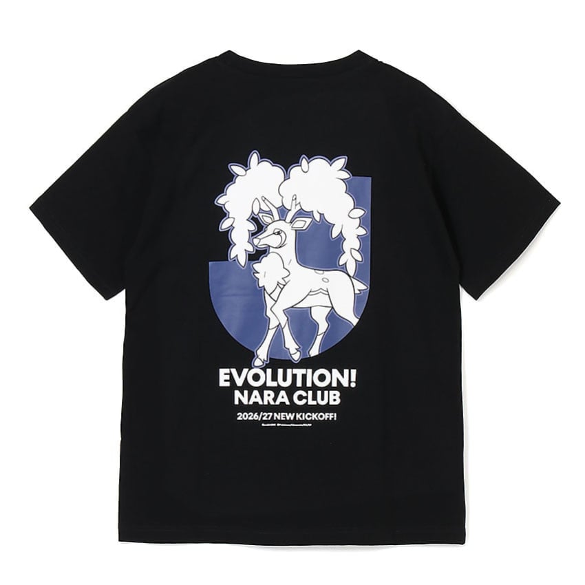 Sawsbuck T-Shirt Black Nara Club x Pokemon J.League | J.League Online Store