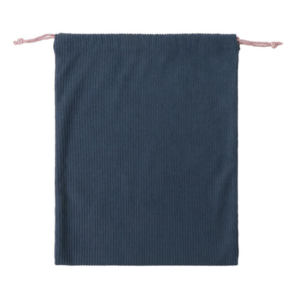 Starbucks Reserve Drawstring Pouch Corduroy Blue L | Starbucks Japan