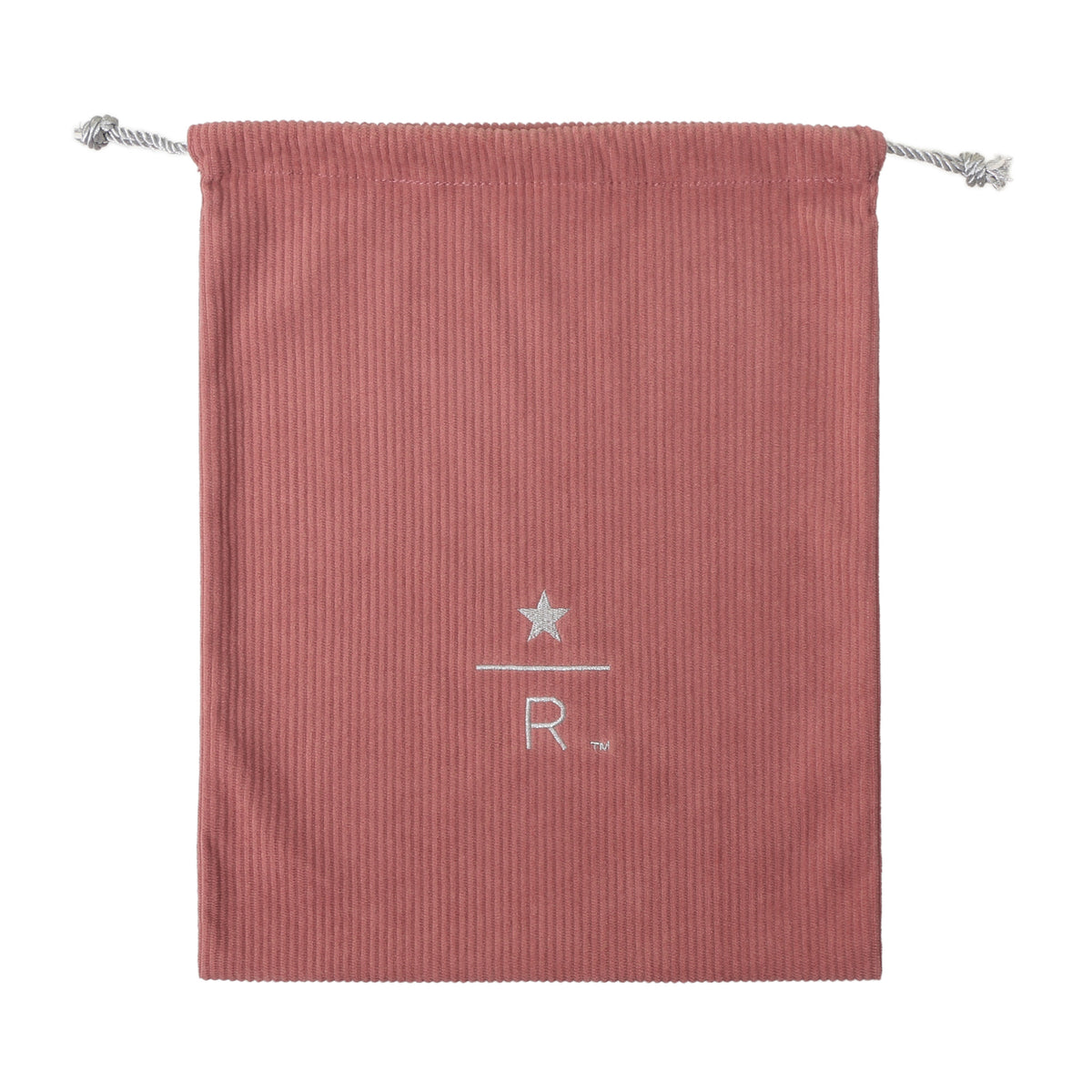 Starbucks Reserve Drawstring Pouch Corduroy Pink L | Starbucks Japan