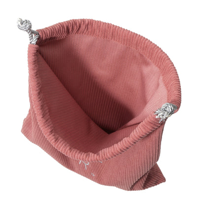 Starbucks Reserve Drawstring Pouch Corduroy Pink L | Starbucks Japan