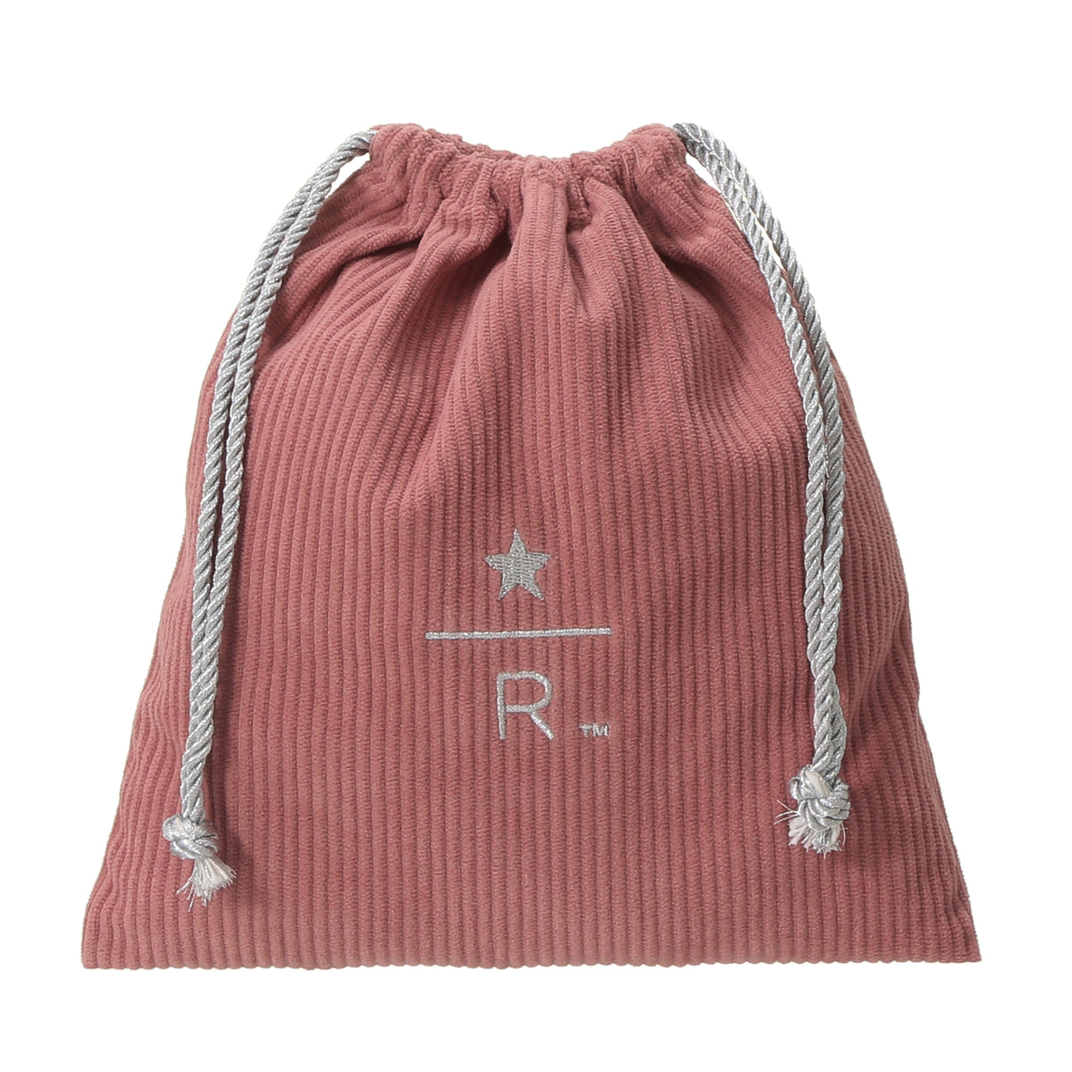 Starbucks Reserve Drawstring Pouch Corduroy Pink S | Starbucks Japan