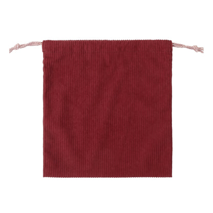 Starbucks Reserve Drawstring Pouch Corduroy Red S | Starbucks Japan