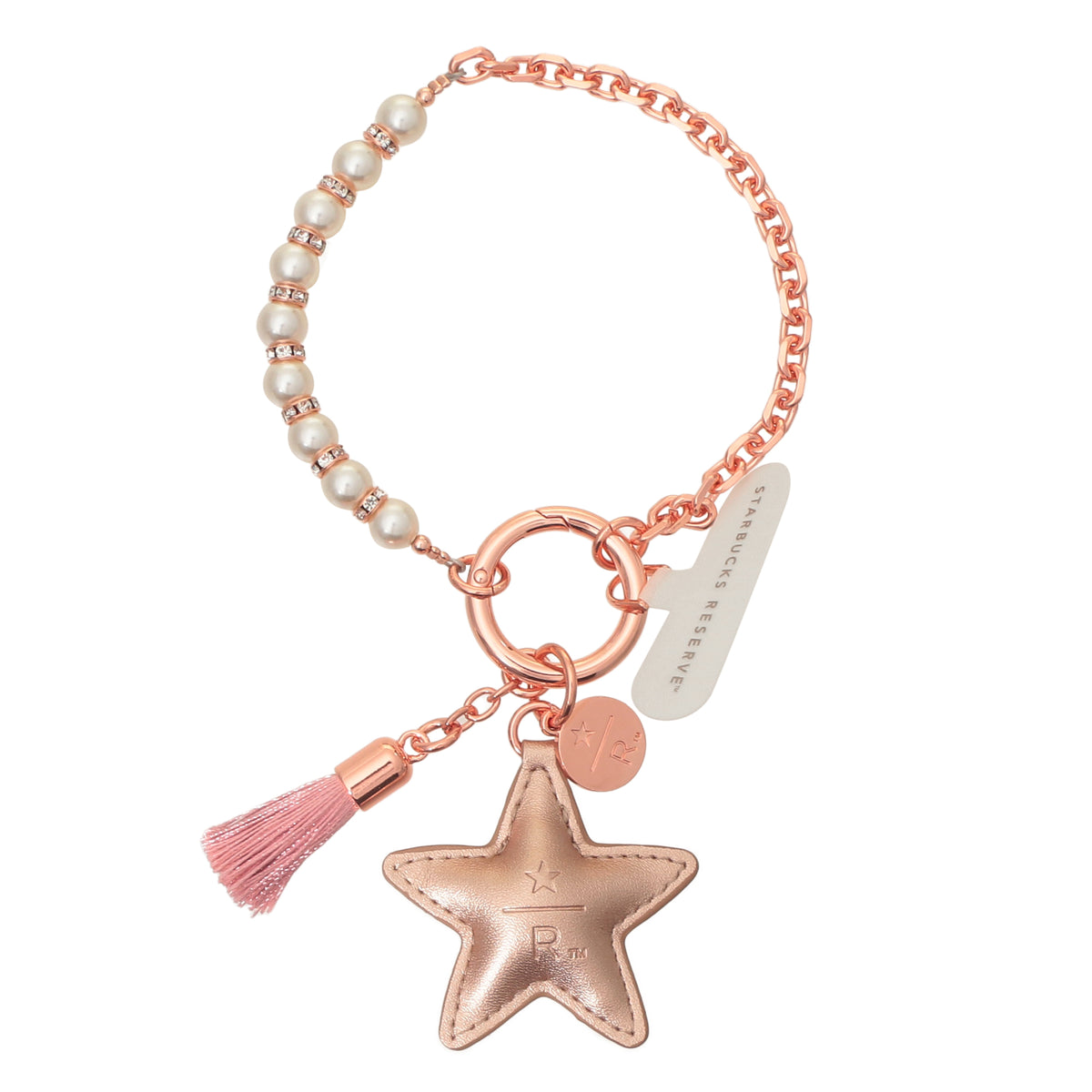 Starbucks Reserve Strap Charm Pink | Starbucks Japan