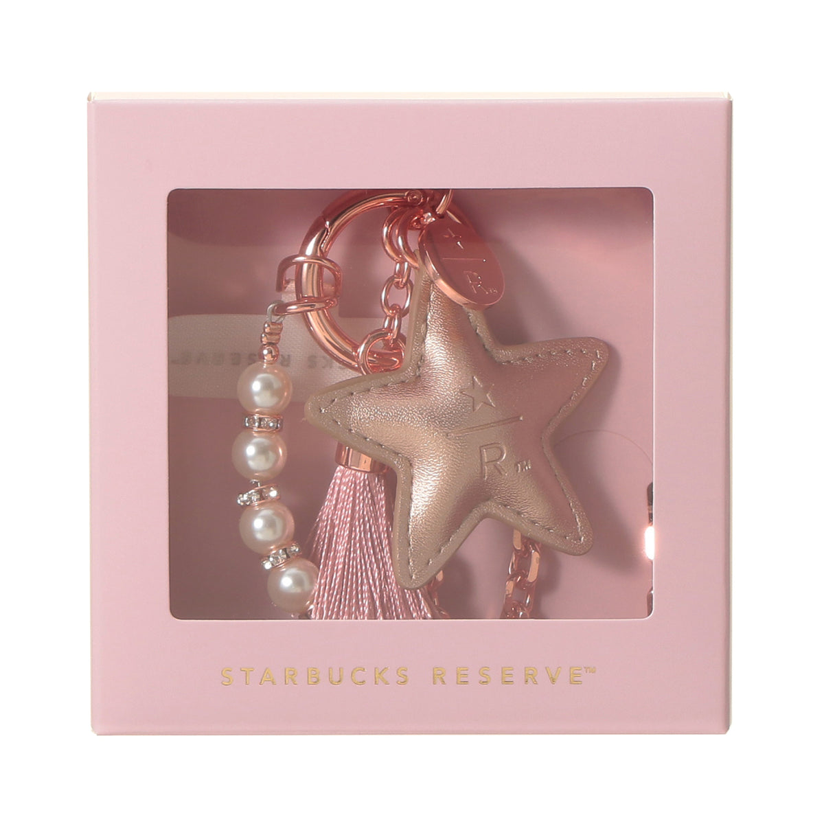 Starbucks Reserve Strap Charm Pink | Starbucks Japan