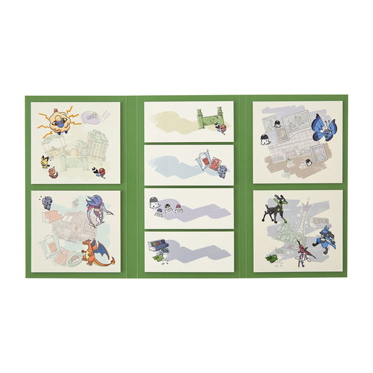 Sticky Note Set Lumiose Elegant Day LEGENDS Z-A | Pokemon Center Japan