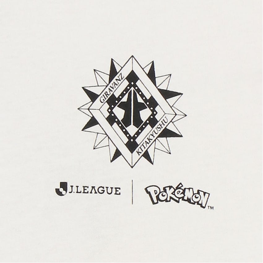 Sunflora T-Shirt White Giravanz Kitakyushu x Pokemon J.League | J.League Online Store
