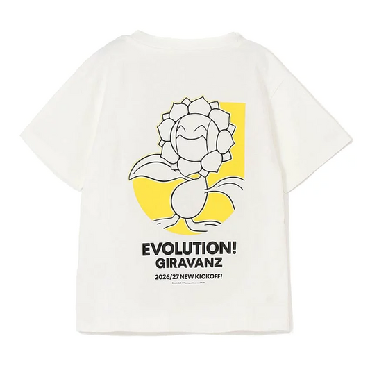 Sunflora T-Shirt White Kids Giravanz Kitakyushu x Pokemon J.League | J.League Online Store