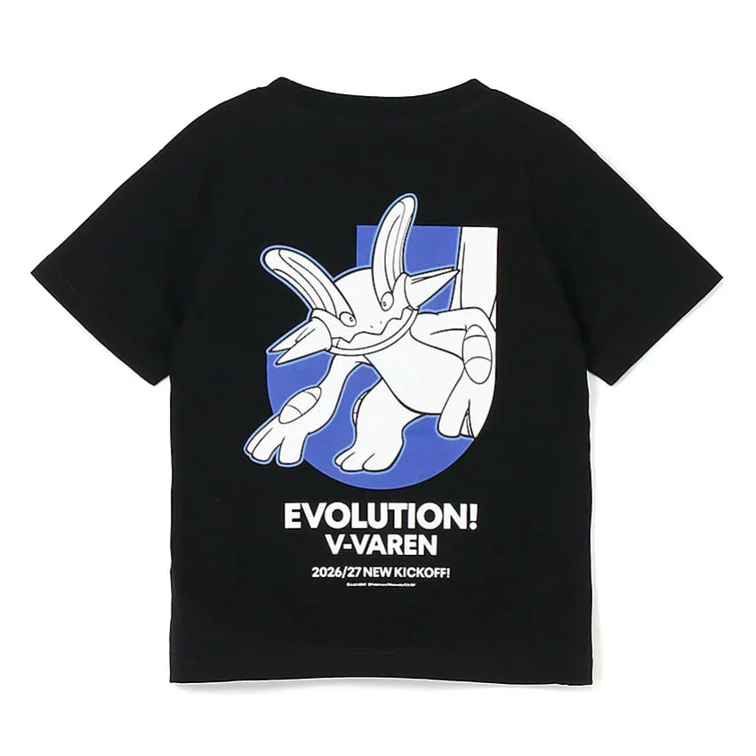 Swampert T-Shirt Black Kids V-Varen Nagasaki x Pokemon J.League | J.League Online Store