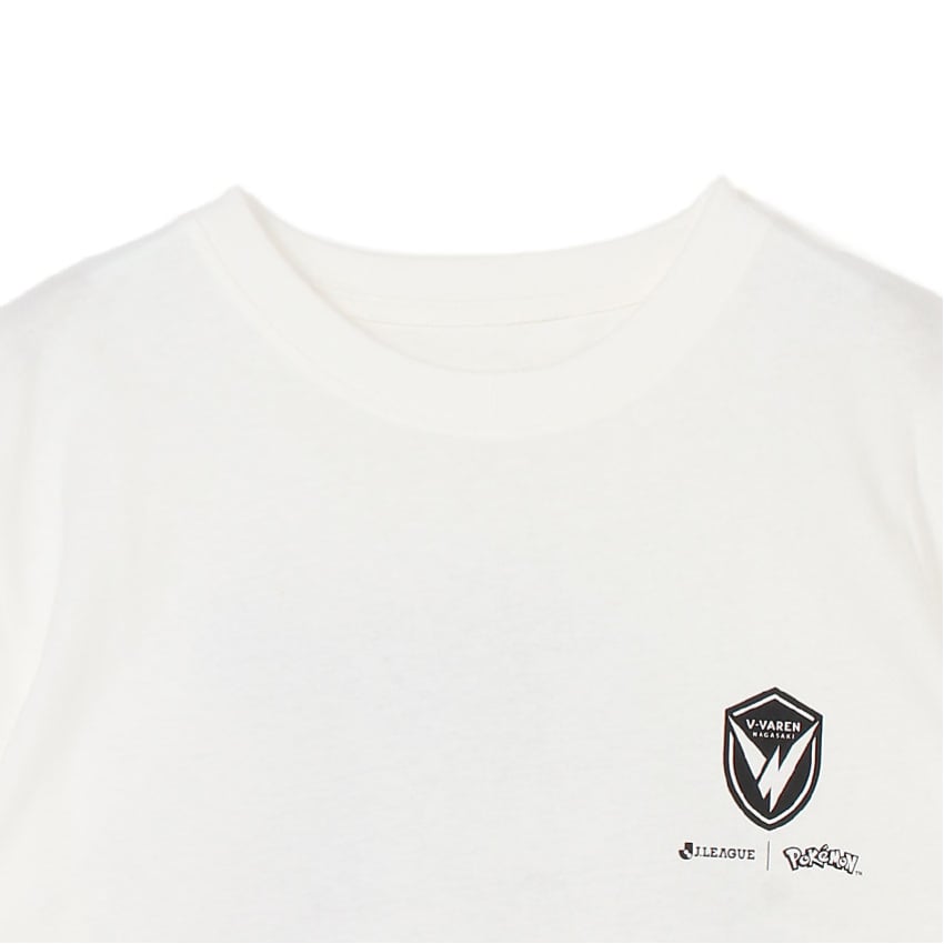 Swampert T-Shirt White V-Varen Nagasaki x Pokemon J.League | J.League Online Store