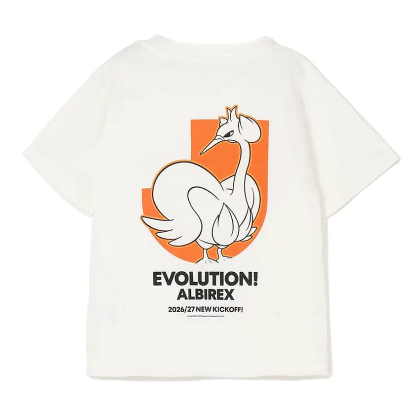 Swanna T-Shirt White Kids Albirex Niigata x Pokemon J.League | J.League Online Store
