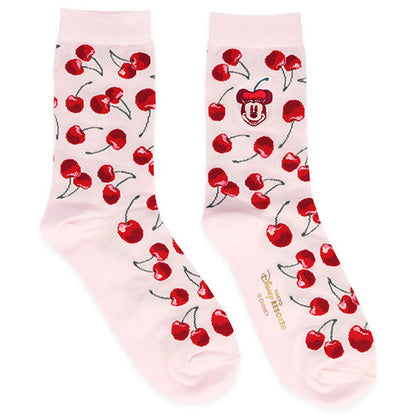 Tokyo Disney Resort Valentine 2026 Minnie Mouse Socks- Sweet and Loving with the Cherry on top Collection