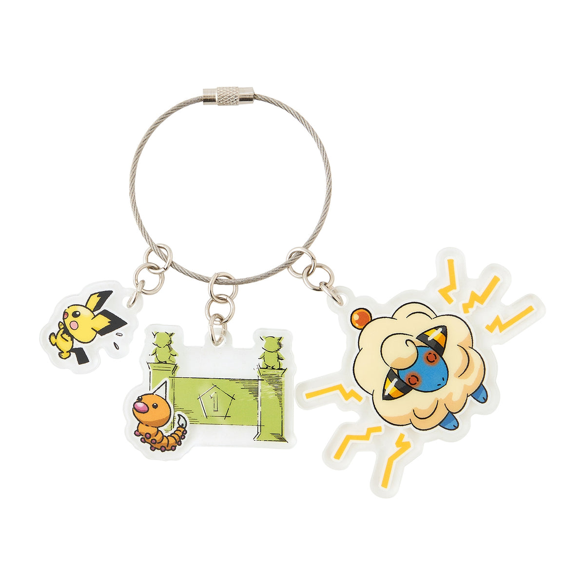 Triple Acrylic Key Ring Wild Zone Lumiose Elegant Day LEGENDS Z-A | Pokemon Center Japan