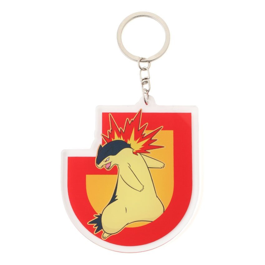 Typhlosion Keychain Nagoya Grampus x Pokemon J.League | J.League Online Store