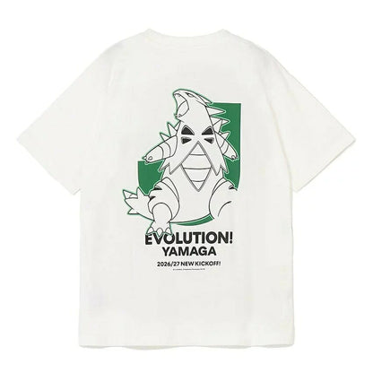 Tyranitar T-Shirt White Matsumoto Yamaga FC x Pokemon J.League | J.League Online Store